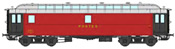 French SNCF Postal Van OCEM 16 m Era III A PAmyi dark red, light grey roof, Bogie Y2, N° 45907